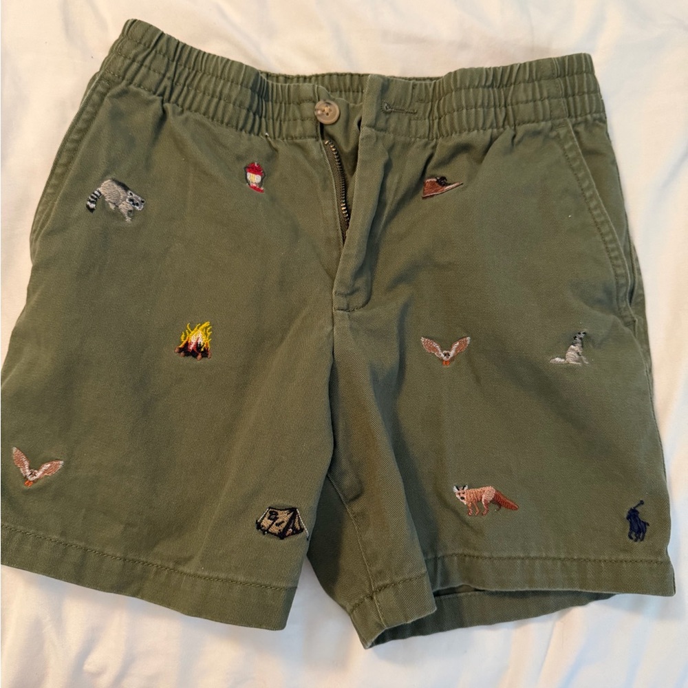 Polo Ralph Lauren Olive Embroidered Boy’s Shorts